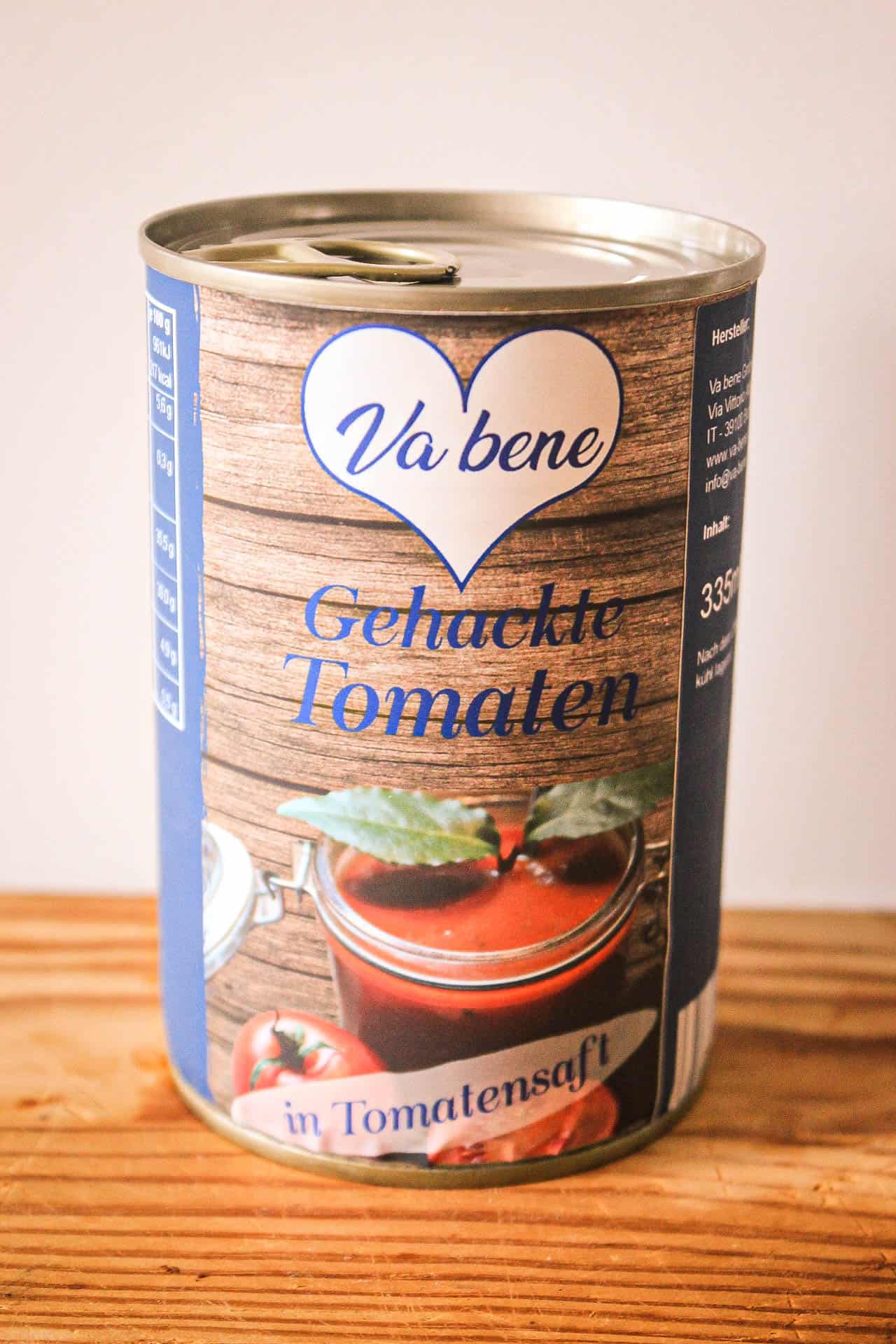 gehackte Tomaten